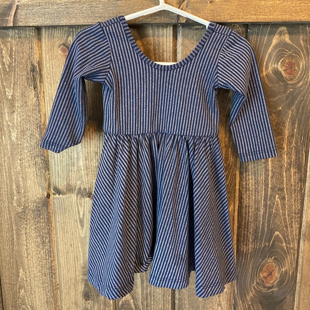 Alice + Ames Denim Stripe dress 2T
